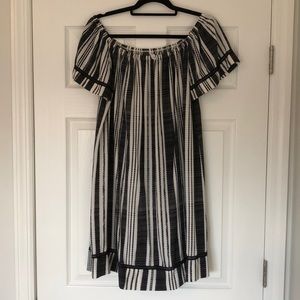 Target Stripe off the shoulder summer dress